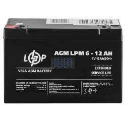 Аккумулятор LogicPower AGM LPM 6V - 12 Ah
