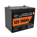 Акумулятор LogicPower LP LiFePO4 12V (12,8V) - 100 Ah (1280Wh) (Smart BMS 100А) з BT пластик для ДБЖ