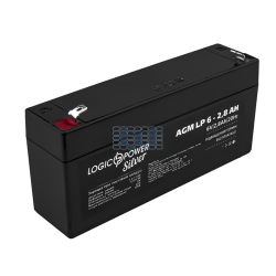 Аккумулятор LogicPower AGM LP 6V - 2.8 Ah Silver