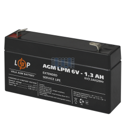 Аккумулятор LogicPower AGM LPM 6V - 1.3 Ah