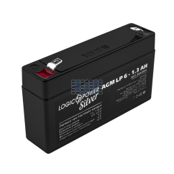 Аккумулятор LogicPower AGM LP 6V - 1.3 Ah Silver