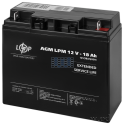 Аккумулятор LogicPower AGM LPM 12V - 18 Ah для Mercedes