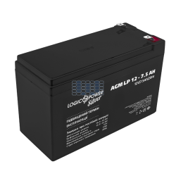 Аккумулятор LogicPower AGM LP 12V - 7.5 Ah Silver