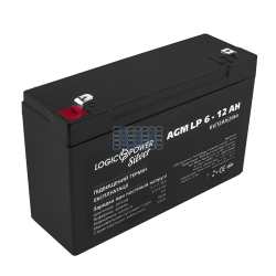 Аккумулятор LogicPower AGM LP 6V - 12 Ah Silver