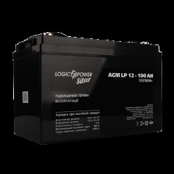 Аккумулятор LogicPower AGM LP 12V - 100 Ah Silver