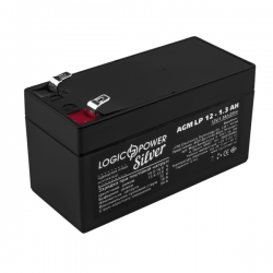 Аккумулятор LogicPower AGM LP 12V - 1.3 Ah Silver