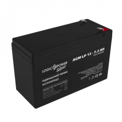 Аккумулятор LogicPower AGM LP 12V - 7.2 Ah Silver