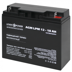 Аккумулятор LogicPower AGM LPM 12V - 18 Ah