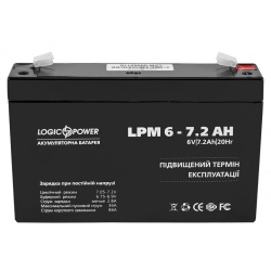 Аккумулятор LogicPower AGM LPM 6V - 7.2 Ah