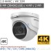 Відеокамера Turbo HD Turret купольна 8 Мп 4K Hikvision DS-2CE76U0T-ITMF 2.8 мм