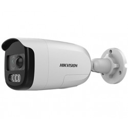 Видеокамера ColorVu Turbo HD 2 Мп Hikvision DS-2CE12DFT-PIRXOF  с PIR датчиком и сиреной  (2.8 мм)