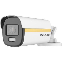 Видеокамера уличная 2 Мп Bullet ColorVu с LED подсветкой Hikvision DS-2CE12DF3T-FS c микрофоном (3.6 мм)