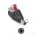 Разъем питания (папа) DC-M штекер 5.5 х 2.1 2P под ручной зажим push клемма (Black Plug) 