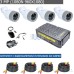 Комплект відеоспостереження на 4 камери interVision KIT-3MP-4CC PRO W-COAX-PC