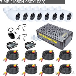 Комплект видеонаблюдения на 8 камер interVision KIT-3MP-8CC