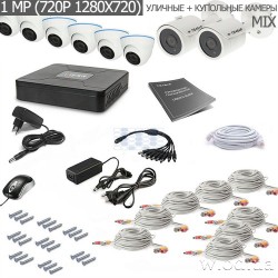 Комплект видеонаблюдения Tecsar 8OUT-MIX3