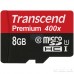 Карта памяти Transcend MicroSDHC UHS-I 8 GB Class 10 + SD-adapter (TS8GUSDU1)