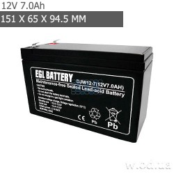 Аккумулятор EGL 12V 7.0Ah АКБ (12 В 7 А·ч) DJW12-7.0