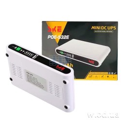 Источник бесперебойного питания Mini UPS SKE POE-532E 17 Вт (8800 mAh) USB 5 В / DC 9 / 12 / 15 В / PoE 15 / 24 В 