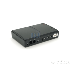 ИБП Voltronic UPS-18W DC1018L для роутеров / коммутаторов (18 Вт, 10000 мАч - съемные 4 x 2500 мАч)