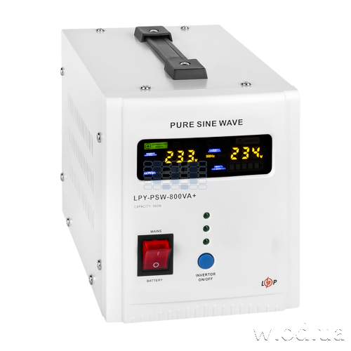 ИБП 220В с правильной синусоидой LogicPower LPY-PSW-800VA+ (560Вт) 5A ...