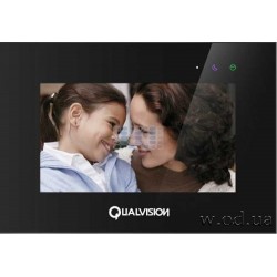 Видеодомофон Qualvision QV-IDS4770AI Black 7" Wi-Fi AHD 1080P (черный)