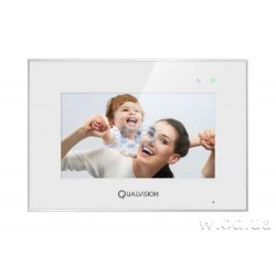 Qualvision QV-IDS4770QW White 7" Wi-Fi AHD 1080P видеодомофон