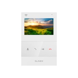 Видеодомофон аналоговый Slinex SQ-04N Cloud 4.3" с Wi-Fi модулем и слотом для карты памяти (белый)
