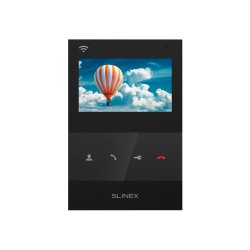 Видеодомофон аналоговый Slinex SQ-04N Cloud 4.3" с Wi-Fi модулем и слотом для карты памяти (черный)