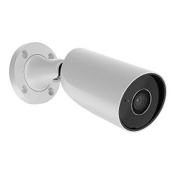 Проводная охранная 5 Мп IP-видеокамера уличная с микрофоном Ajax BulletCam White (2.8 мм)