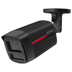 Вулична IP-відеокамера чорна 4 Мп з LED-підсвіткою Dahua DH-IPC-HFW2449TL-S-PRO-BE з мікрофоном (2.8 мм)