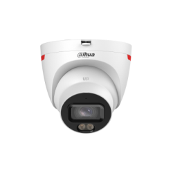 Купольна IP відеокамера 4 Мп WizColor з LED підсвічуванням Dahua DH-IPC-HDW2449T-S-PRO з мікрофоном (3.6 мм)