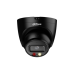 Купольная IP видеокамера черная 2 Мп Dual Light (ИК + LED) Dahua DH-IPC-HDW2249T-S-IL-BE с микрофоном (2.8 мм)