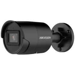 IP-камера вулична чорна 8 Мп (ІЧ + LED) Acusense Hikvision DS-2CD2083G2-LI2U Black з мікрофоном (2.8 мм)