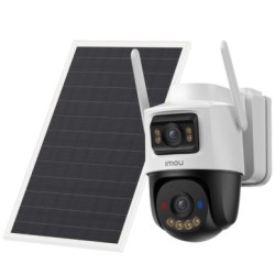 Wi-Fi / 4G IP-видеокамера 5 Мп + 5 Мп IMOU AOV PT (IPC-SA70F-10M0T2-EU/FSP008) с АКБ (3.6 мм) + солнечная панель