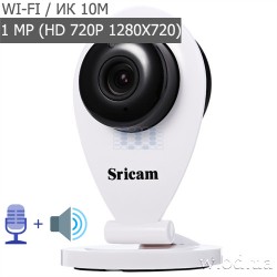 Миниатюрная IP-видеокамера Sricam SP009 (SP009a) (HD 720P, Wi-Fi)
