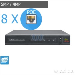 IP-видеорегистратор Partizan 4.0MP для 8 камер NVD-811 POE