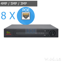 IP-видеорегистратор Partizan 4.0MP для 8 камер NVH-822 POE 1.1