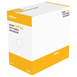 Мережевий (LAN) кабель вита пара UTP CAT5e 4*2*0,51 для зовнішніх робіт Dahua DH-PFM920-5EU (305 м)