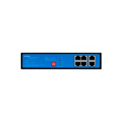 6-портовий некерований комутатор 100 Mbps Ewind EW-S1906CF-AP 4 порти PoE 65 Вт