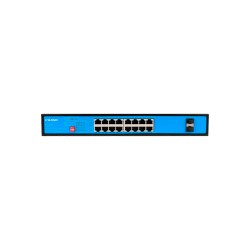 18-портовый неуправляемый гигабитный коммутатор Ewind EW-S1918CG-AP PoE 300 Вт (16 PoE + 2 SFP uplink)