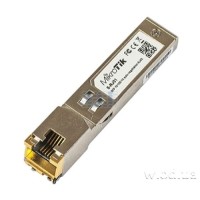 SFP модуль 1.25 Gb/s с разъемом RJ-45 MikroTik S-RJ01