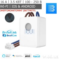 Умный Wi-Fi переключатель (реле) BroadLink BestCon SCB1E с ваттметром (энергомониторингом)