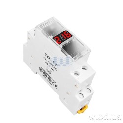 Вольтметр цифровий однофазний на DIN рейку TOMZN TO-1V (40-500V AC 50/60Hz)